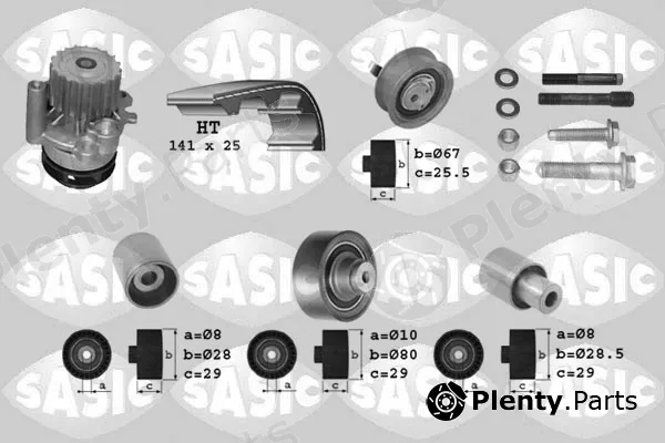 Sasic 3906002 — Water Pump & Timing Belt Kit