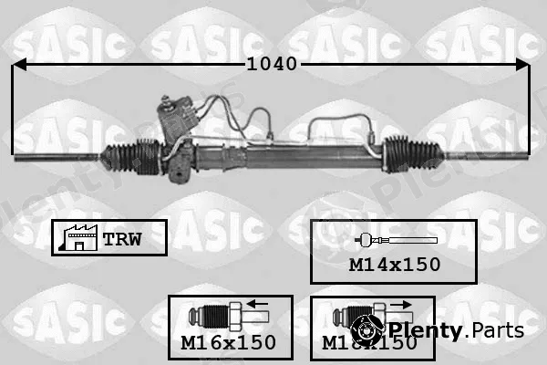 Sasic 7006104 — Steering Gear