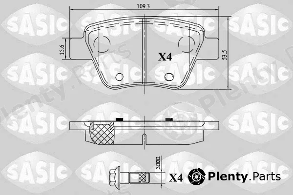 Sasic 6216187 — Brake Pad Set, disc brake