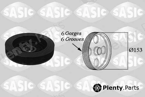 Sasic 5150J90 — Belt Pulley, crankshaft