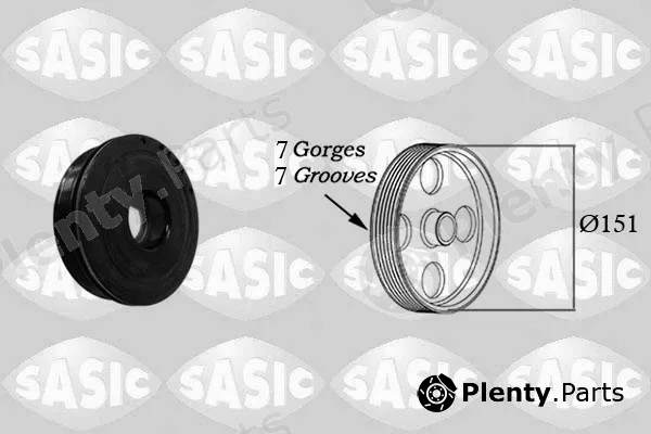 Sasic 2154018 — Belt Pulley, crankshaft