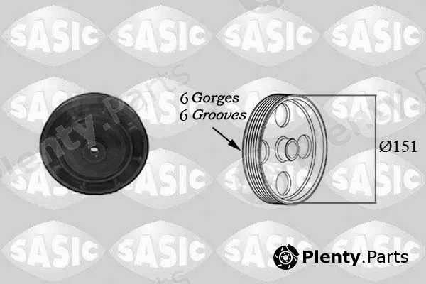 Sasic 2154006 — Belt Pulley, crankshaft
