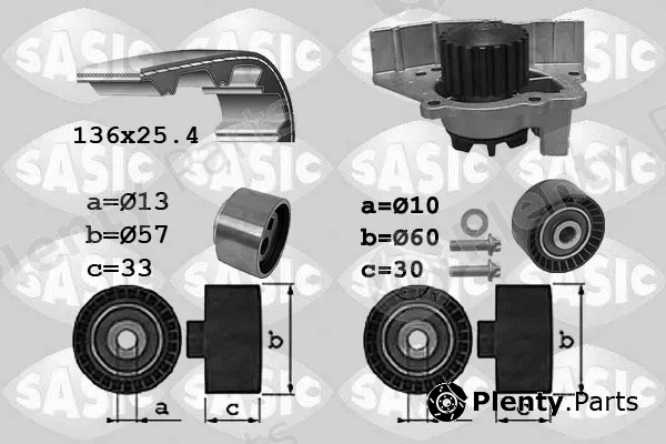 Sasic 3900033 — Water Pump & Timing Belt Kit