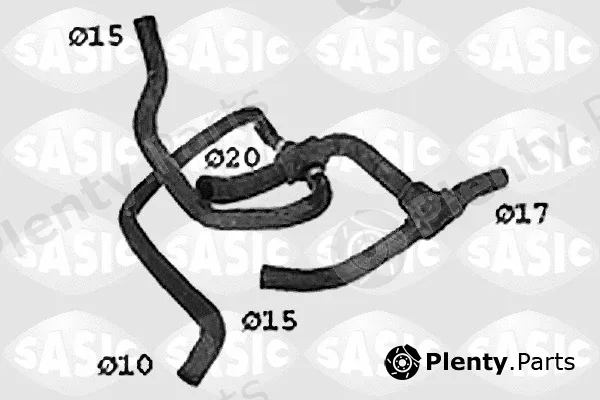 Sasic SWH4171 — Radiator Hose