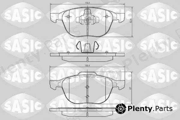Sasic 6216001 — Brake Pad Set, disc brake