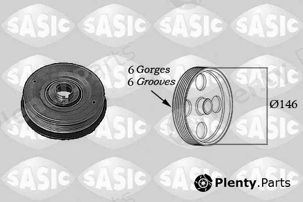 Sasic 2154013 — Belt Pulley, crankshaft