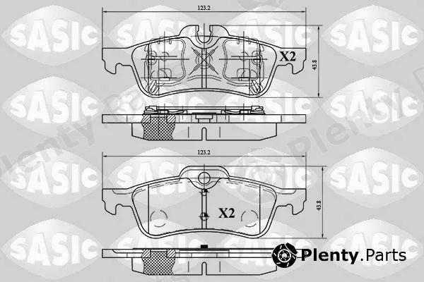 Sasic 6216061 — Brake Pad Set, disc brake