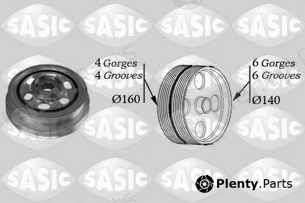 Sasic 2156030 — Belt Pulley, crankshaft