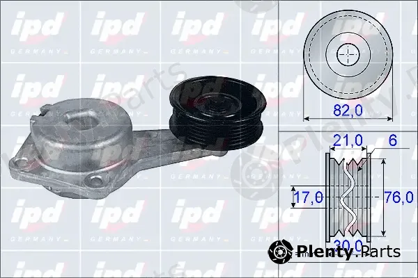 IPD 15-3946 — Belt Tensioner, V-ribbed belt
