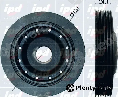 IPD 15-7281 — Belt Pulley, crankshaft