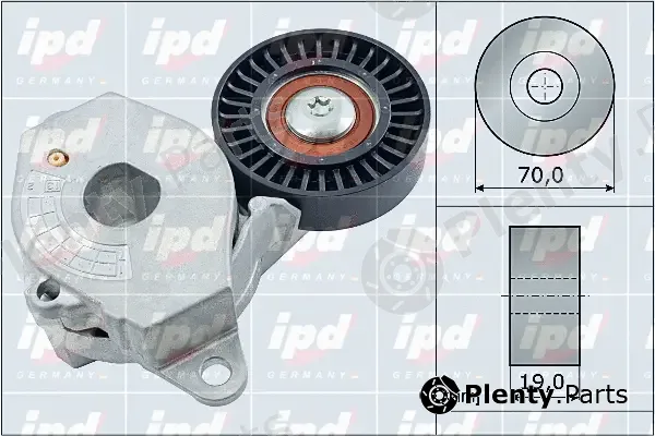 IPD 15-4114 — Belt Tensioner, V-ribbed belt