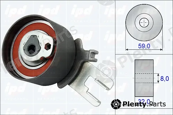 IPD 15-3820 — Tensioner Pulley, timing belt