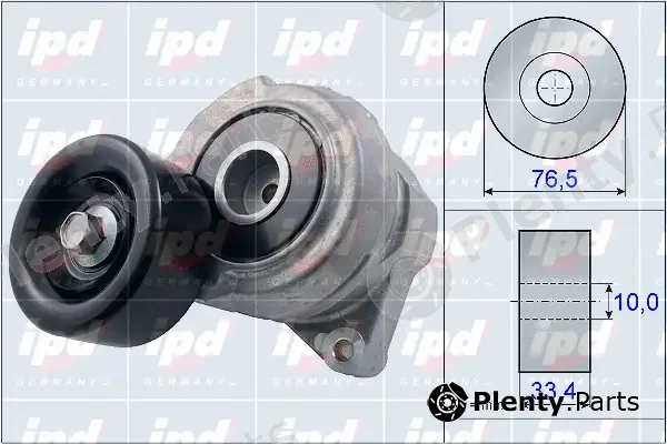 IPD 15-3908 — Belt Tensioner, V-ribbed belt