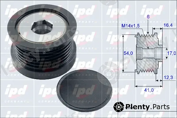 IPD 15-3914 — Alternator Freewheel Clutch