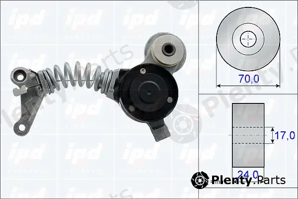 IPD 15-3835 — Belt Tensioner, V-ribbed belt