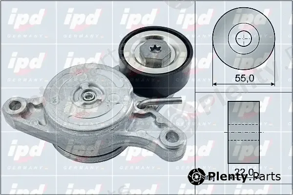 IPD 15-4036 — Belt Tensioner, V-ribbed belt