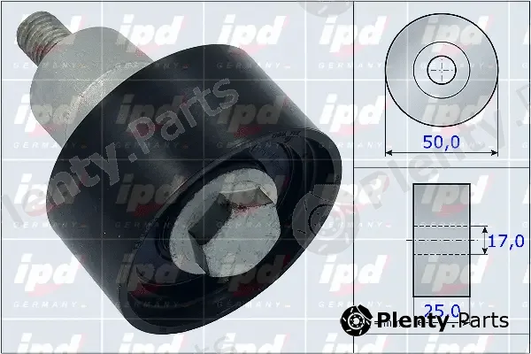 IPD 15-3916 — Deflection/Guide Pulley, timing belt