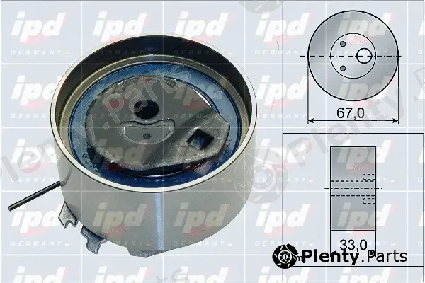 IPD 15-3849 — Tensioner Pulley, timing belt