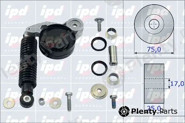 IPD 15-3862 — Repair Kit, v-ribbed belt tensioner