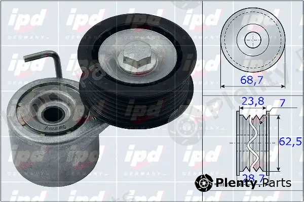 IPD 15-3960 — Belt Tensioner, V-ribbed belt