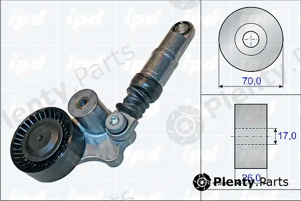 IPD 15-3843 — Belt Tensioner, V-ribbed belt