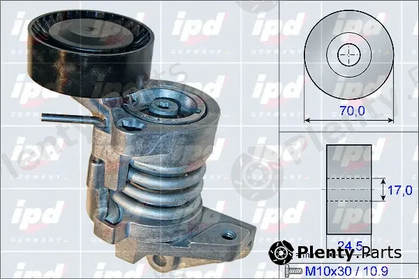 IPD 15-3878 — Belt Tensioner, V-ribbed belt