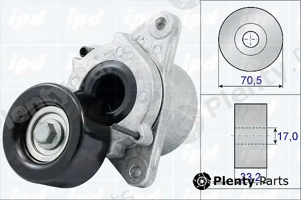 IPD 15-3840 — Belt Tensioner, V-ribbed belt