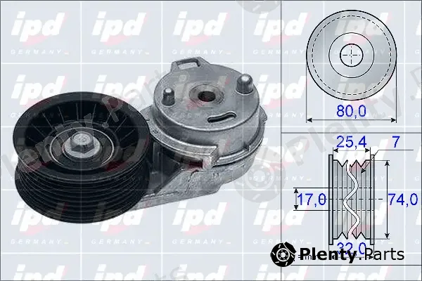 IPD 15-3955 — Belt Tensioner, V-ribbed belt