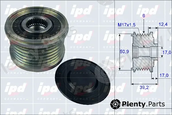 IPD 15-3887 — Alternator Freewheel Clutch