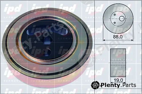 IPD 15-4081 — Tensioner Pulley, V-ribbed belt