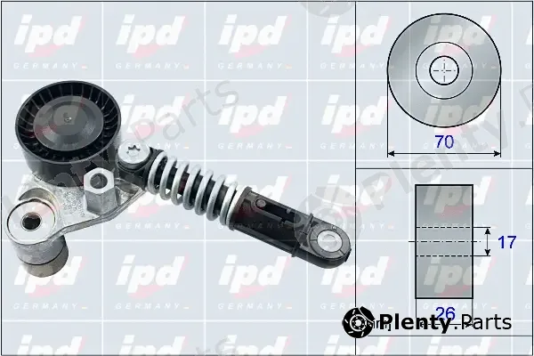IPD 15-4091 — Belt Tensioner, V-ribbed belt