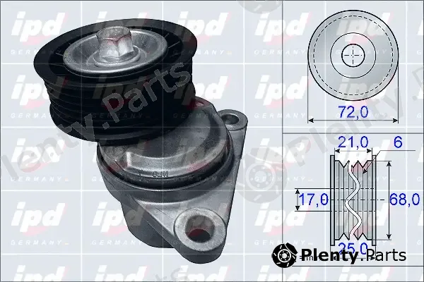 IPD 15-3954 — Belt Tensioner, V-ribbed belt
