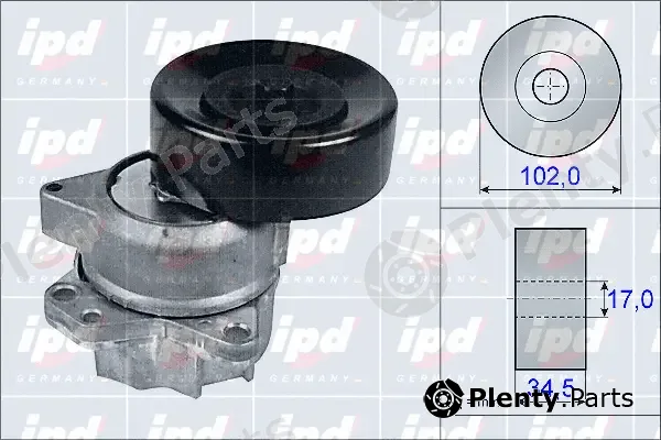 IPD 15-3947 — Belt Tensioner, V-ribbed belt