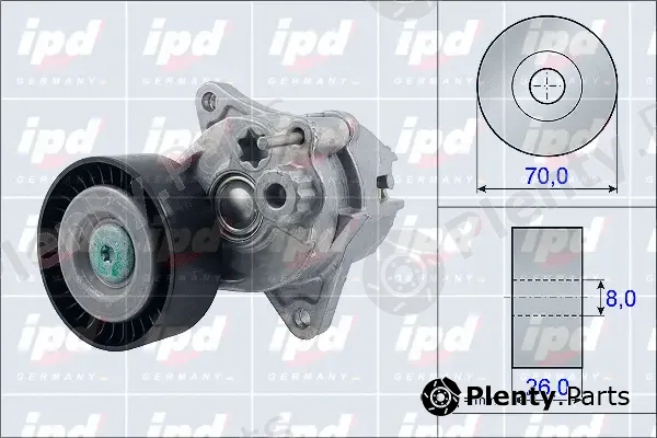 IPD 15-3912 — Belt Tensioner, V-ribbed belt