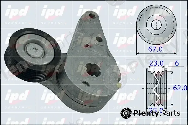 IPD 15-3903 — Belt Tensioner, V-ribbed belt