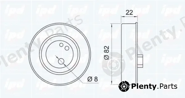 IPD 15-3215 — Tensioner Pulley, timing belt