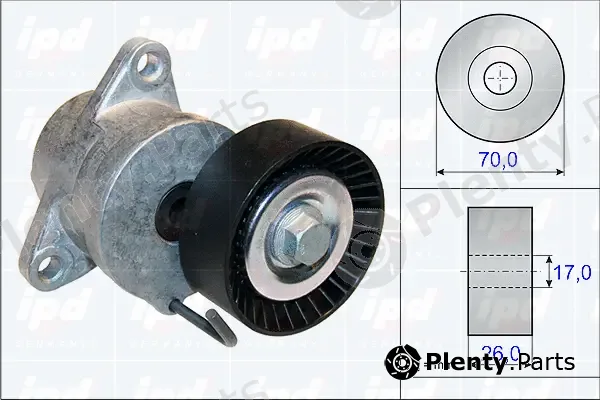 IPD 15-3810 — Belt Tensioner, V-ribbed belt