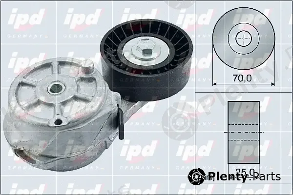 IPD 15-4093 — Belt Tensioner, V-ribbed belt