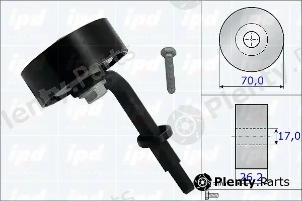 IPD 15-3235 — Tensioner Pulley, V-ribbed belt