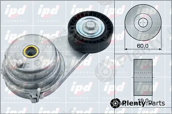 IPD 15-4077 — Belt Tensioner, V-ribbed belt