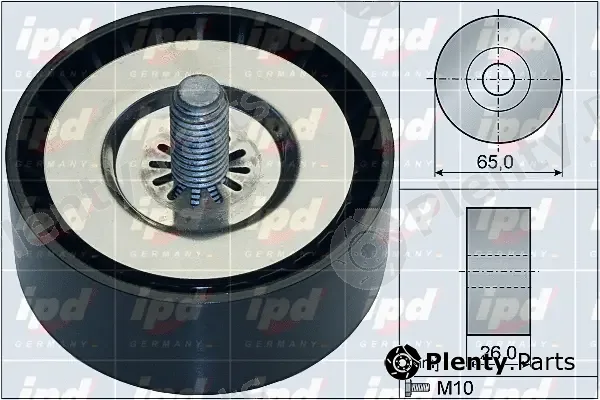 IPD 15-3934 — Deflection/Guide Pulley, V-ribbed belt