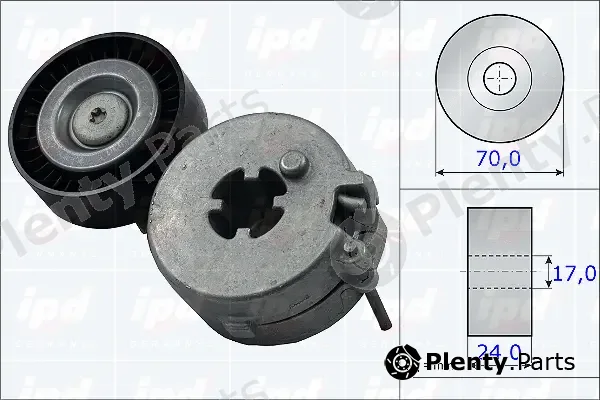 IPD 15-3833 — Belt Tensioner, V-ribbed belt