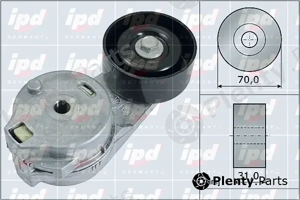 IPD 15-4118 — Belt Tensioner, V-ribbed belt