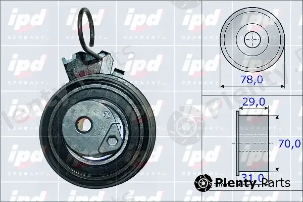 IPD 15-3866 — Tensioner Pulley, timing belt