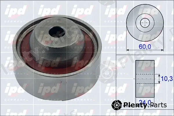 IPD 15-3886 — Deflection/Guide Pulley, timing belt