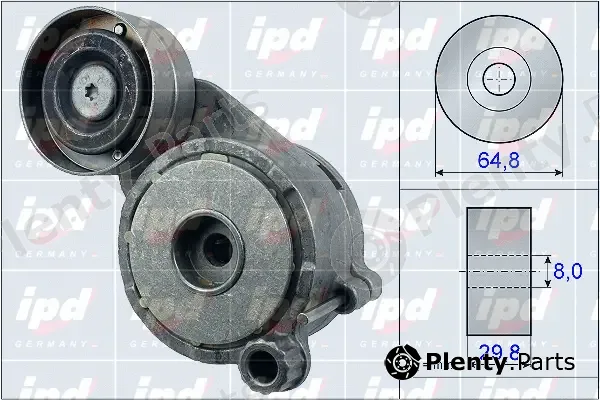 IPD 15-3961 — Belt Tensioner, V-ribbed belt
