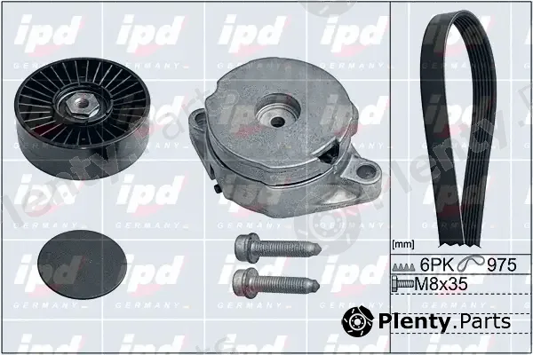 IPD 20-1890 — V-Ribbed Belt Set