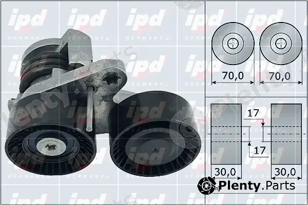 IPD 15-4129 — Belt Tensioner, V-ribbed belt