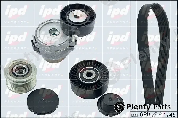 IPD 20-1908 — V-Ribbed Belt Set