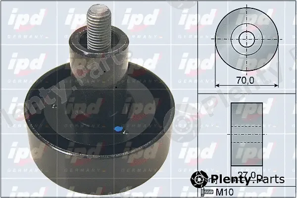 IPD 15-4151 — Deflection/Guide Pulley, V-ribbed belt